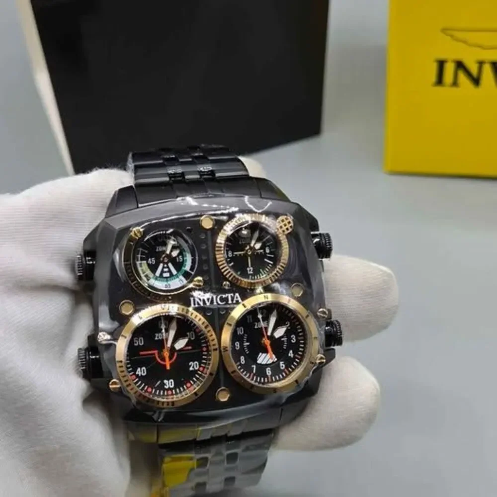 Invicta Aviator Zulu Time Men's Watch - 50mm. Gunmetal
